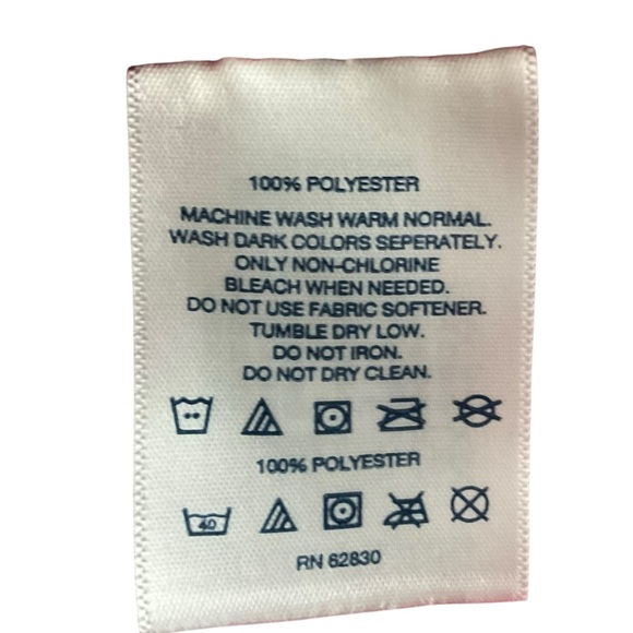 LAND’S END Women’s Fair Isle Snowflake 1/4 Zip Fleece Pullover Size L NWOT - Picture 5 of 5